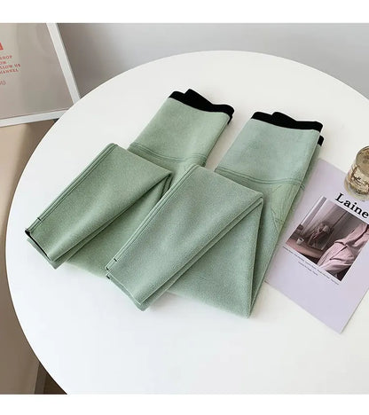 Leggings deportivos adelgazantes de cintura alta para mayor calidez