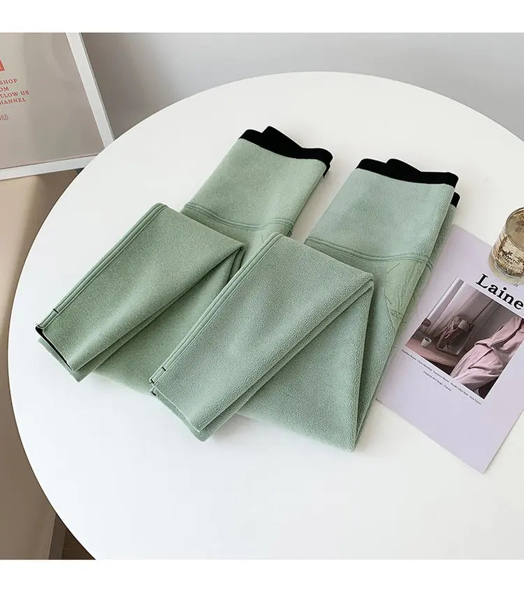 Leggings deportivos adelgazantes de cintura alta para mayor calidez