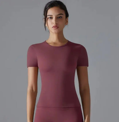 Women's Solid Color Sport T-Shirt