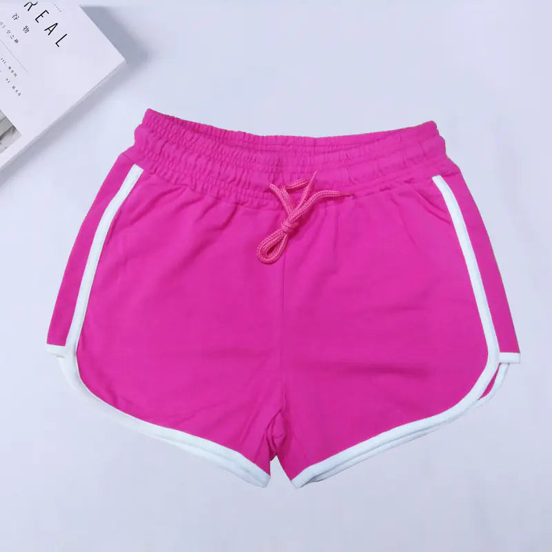 Pantalones cortos deportivos casuales de verano para mujer de talla grande